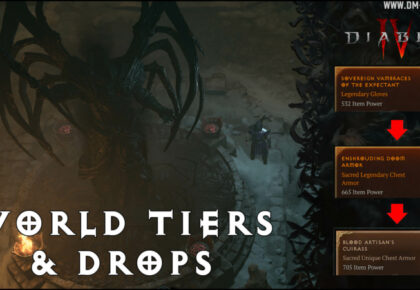 Débloquer les niveaux de monde Diablo 4