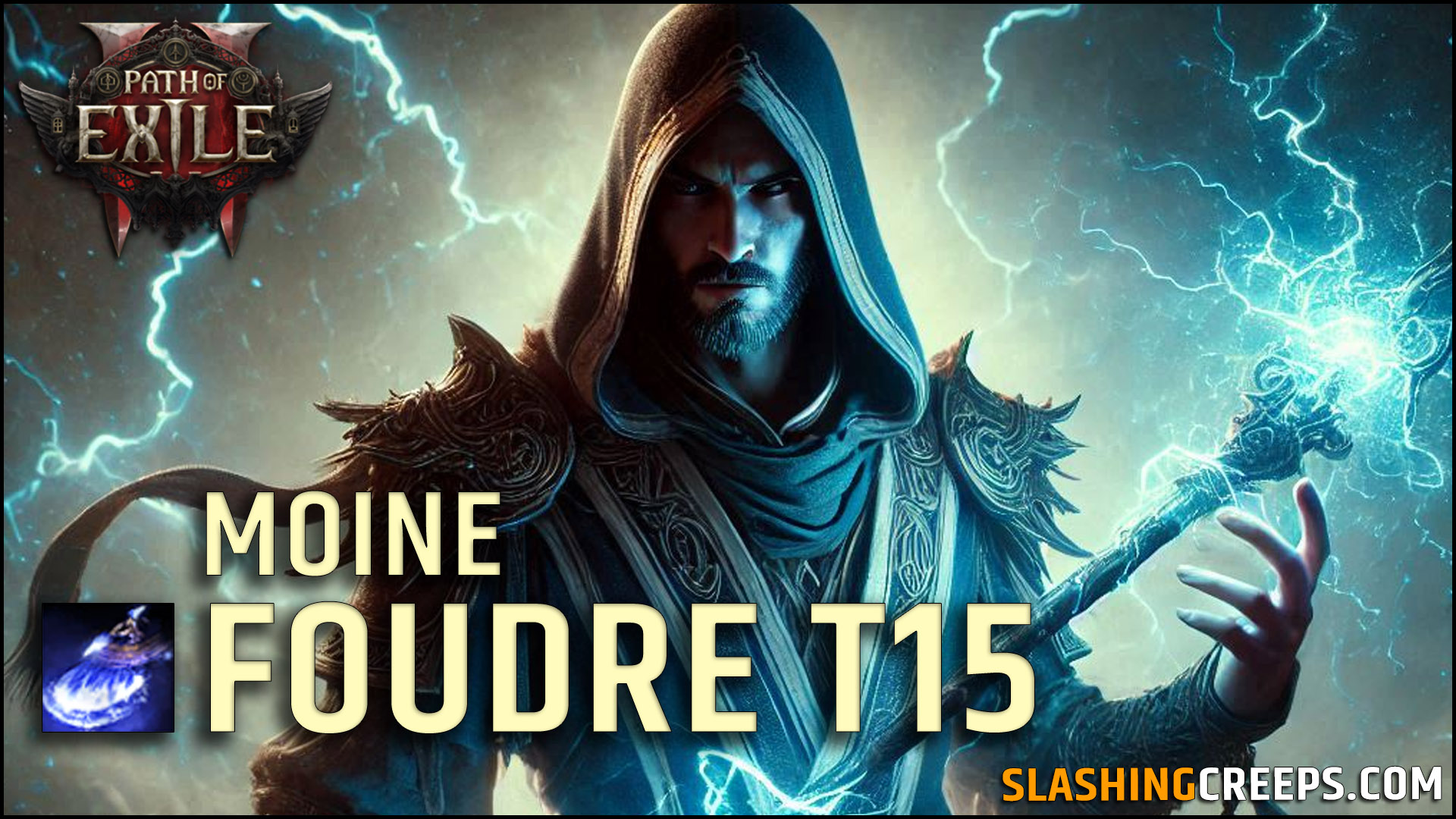 Build Moine Path of Exile 2 endgame map T15, évocateur ou chayula