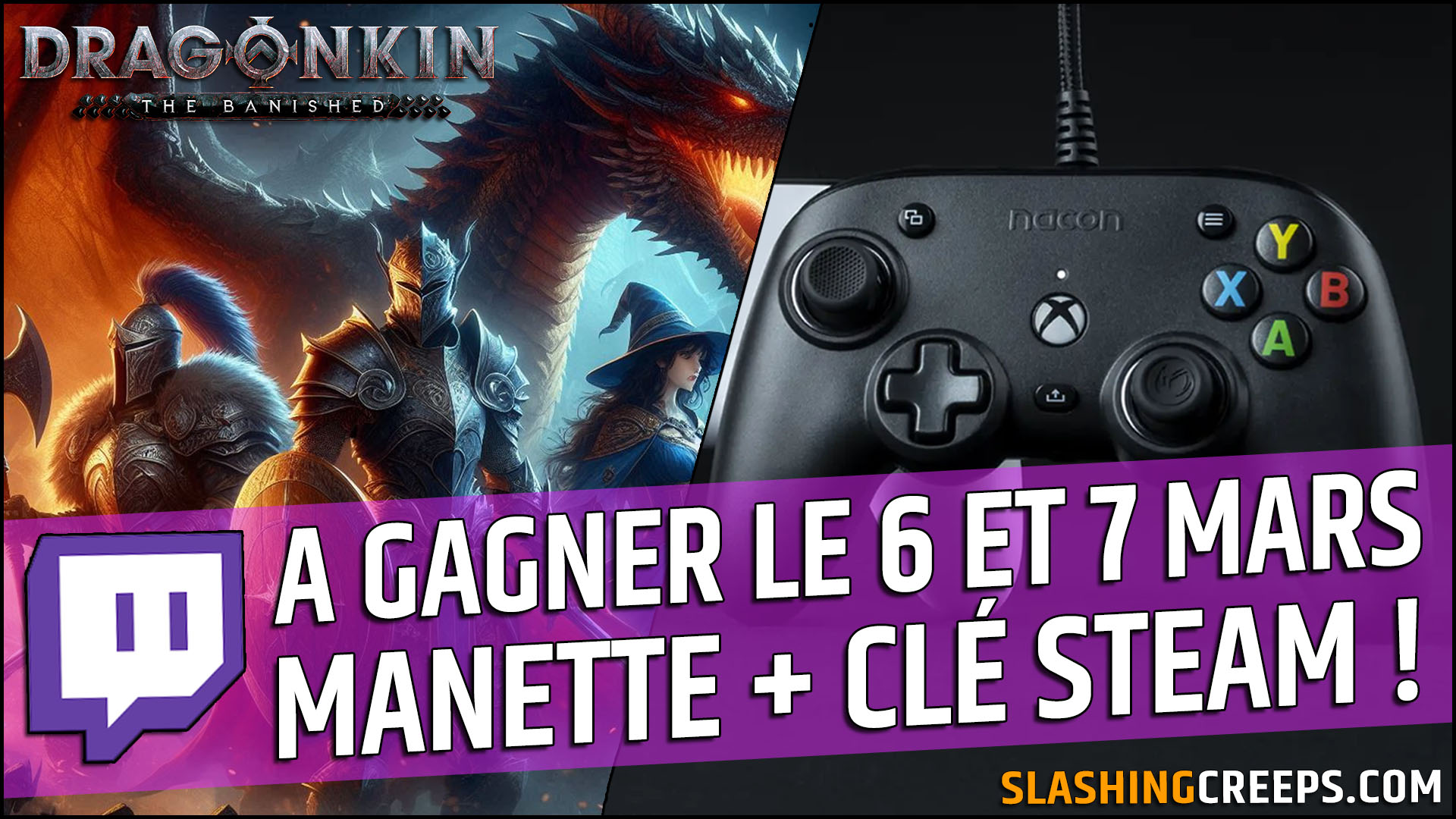 Giveaway Stream pour féter la sortie de Dragonkin