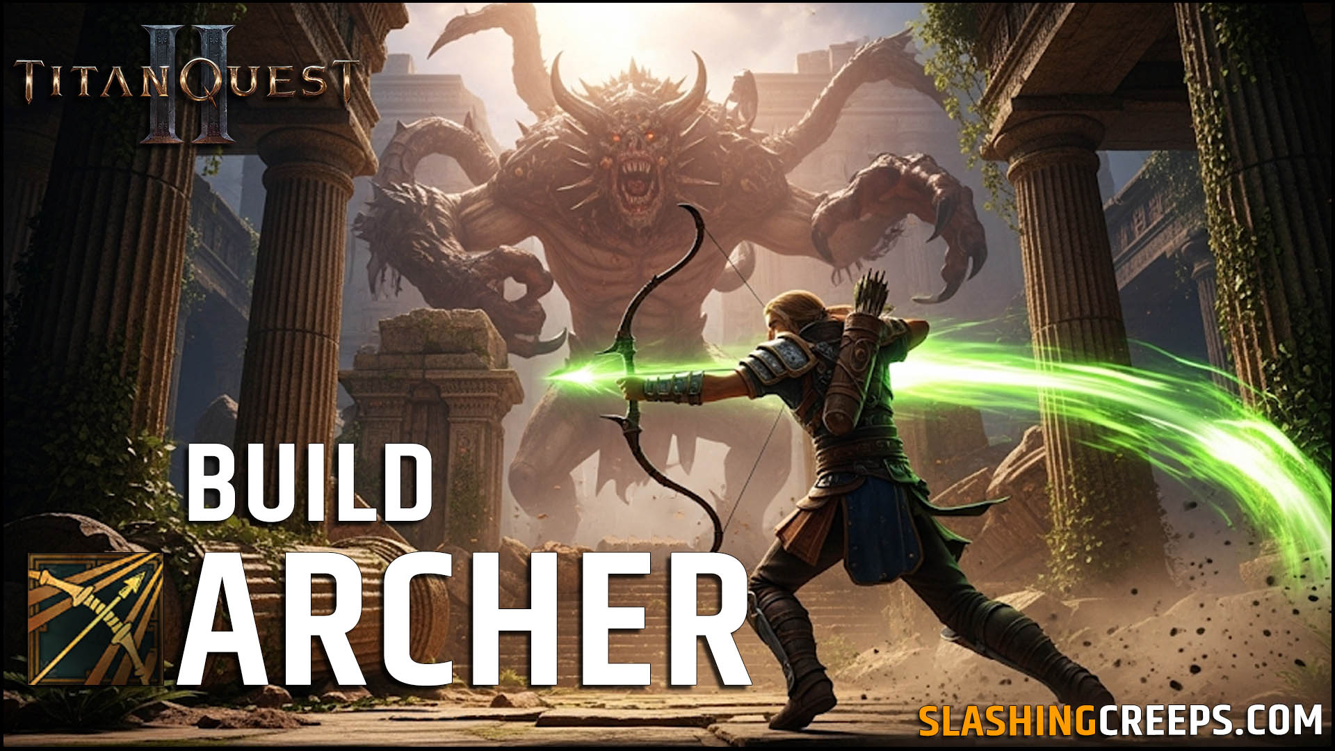 Build Archer Titan Quest 2, Warfare Rogue pour détruire les monstres et boss 45