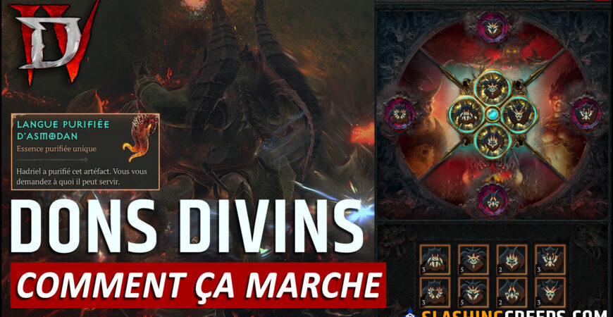 Guide dons divins Diablo 4 Saison 11 et objets sanctifiés et corrompus