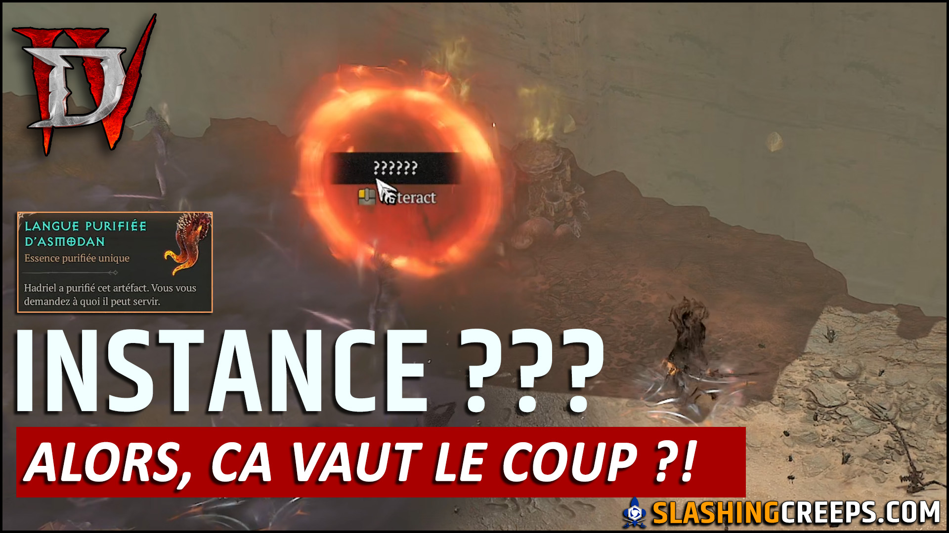 INSTANCE SECRÈTE DIABLO 4 SAISON 11 portail, le farm des essence purifiées vaut-il le coup