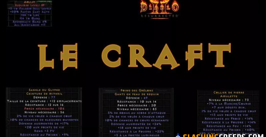 Meilleurs Craft Diablo 2 Resurrected