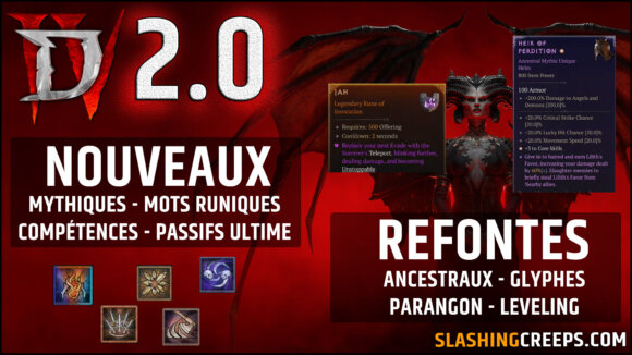 Diablo 4 2.0, la tonne de refontes et de nouveautés