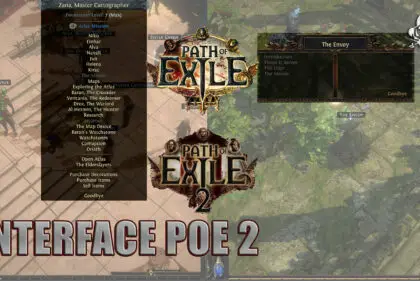Path of Exile 2 interface PNJ