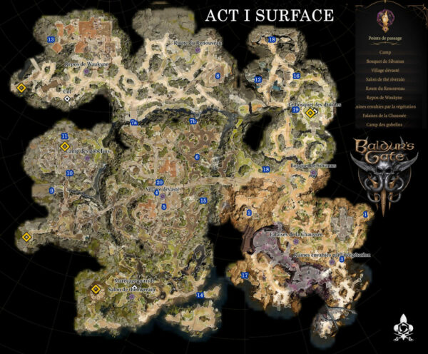 Carte Acte 1 Baldur S Gate 3 SlashingCreeps   Map Surface 20 E1611303739109 600x496 