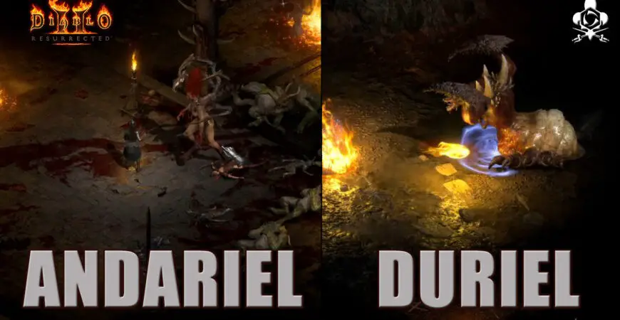 Andariel et Duriel Gameplay Diablo 2 Resurrected Boss