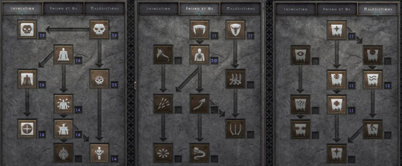 Compétences Nécromancien Invocation Endgame Diablo 2