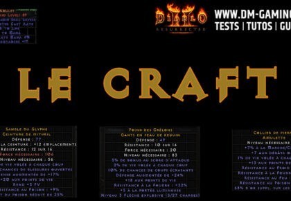 Meilleurs Craft Diablo 2 Resurrected