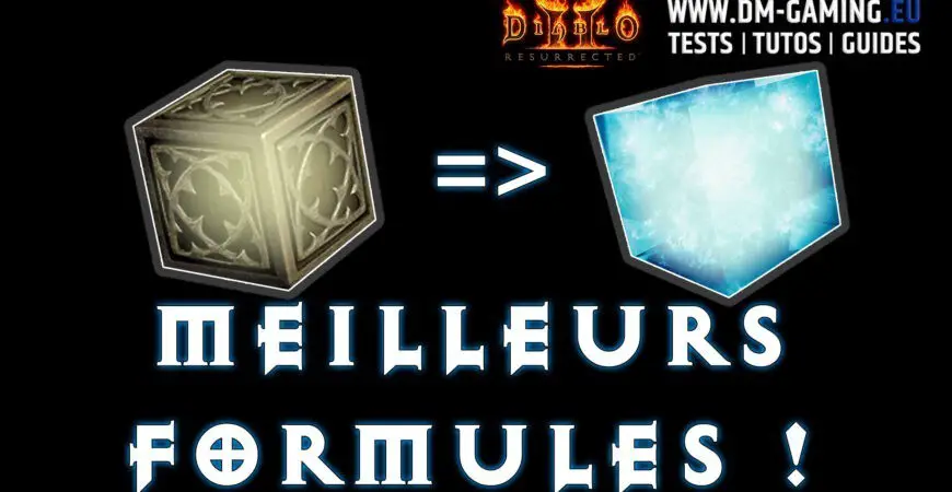 Meilleurs Formules Cube Horadrim Diablo 2 Resurrected