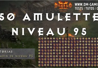 250 amulettes clvl 95 Pari Gamble