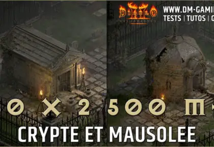 Crypte et Mausolée 50 x 2 runs 500 MF