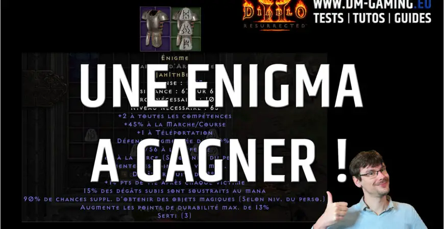 Gagnez votre Enigma Diablo 2 Resurrected