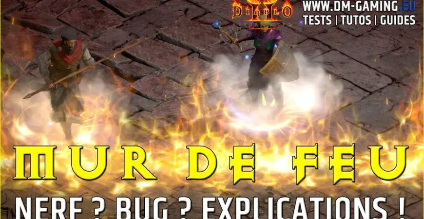 Mur de feu patch note, nerf, bug, toutes les explications et sa viabilité Diablo 2 Resurrected