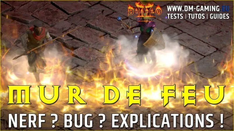 Wall of fire patch note, nerf, bug, all explanations and its viability Diablo 2 Resurrected