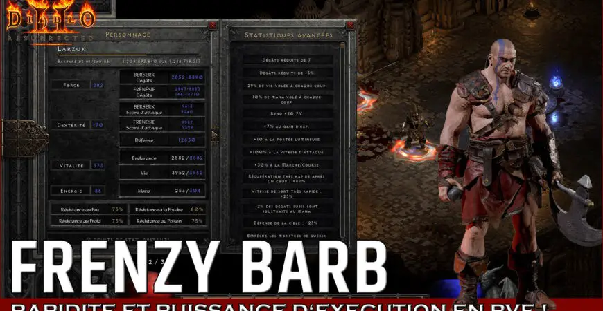 Barbarian Frenzy Diablo 2 Resurrected