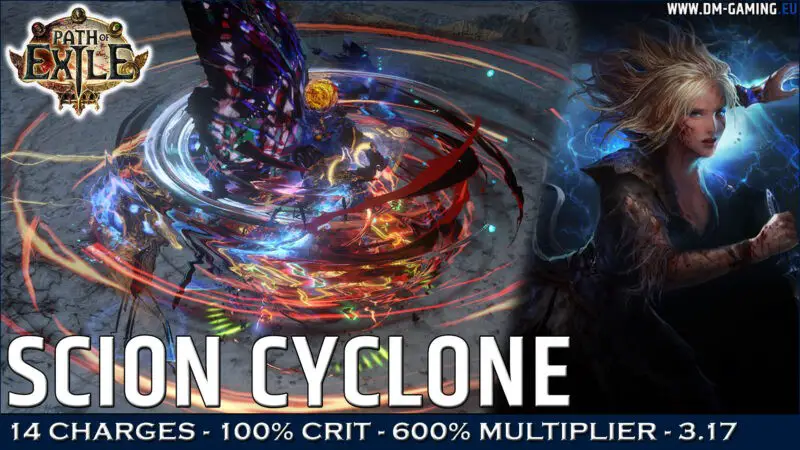 Scion Cyclone endgame charge full critical Path of Exile Siege of the Atlas 3 17