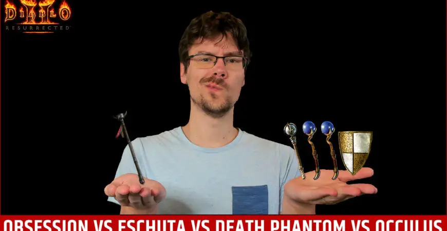 Obsession Vs Eschuta Vs Death Phantom vs Occulus et Spirit Diablo 2 Resurrected