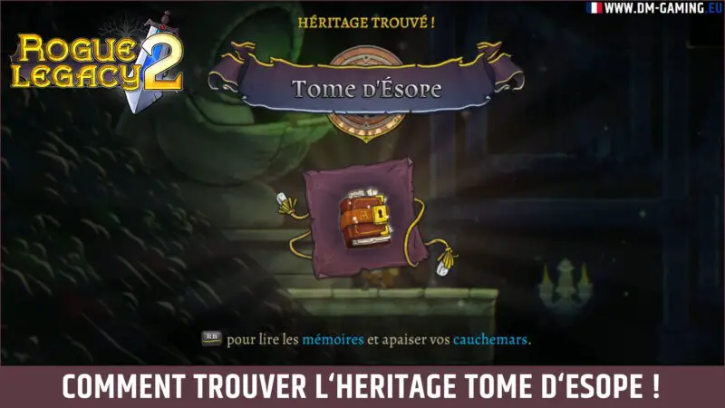 Heritage Tome d'Esope Rogue Legacy 2