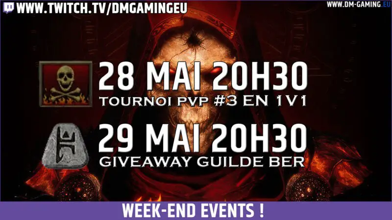 Weekend Events Diablo 2 Resurrected