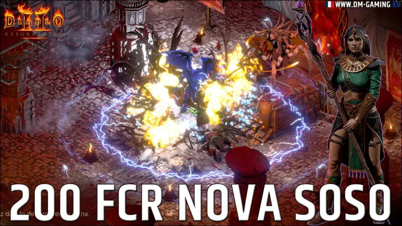 200 fcr nova sorc Diablo 2 Resurrected, le meilleur build sorcière endgame