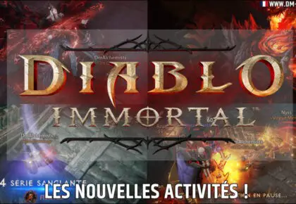 New Diablo Immortal Activities