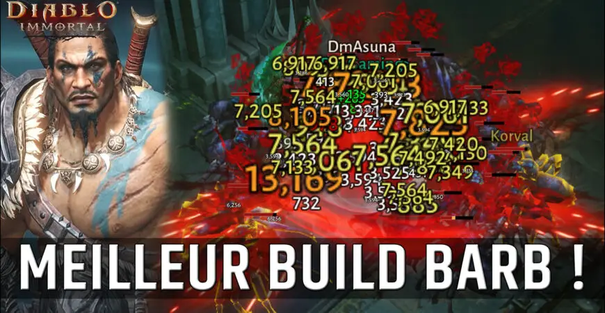 Best Diablo Immortal Barbarian Build, PvP and PvE to destroy everything in its path