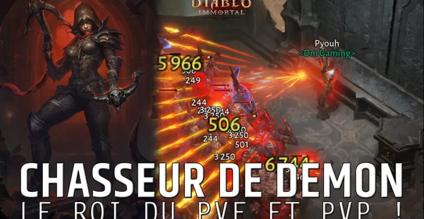 Best Dh Diablo Immortal Demon Hunter Build, to destroy PvE and PvP in free to play!