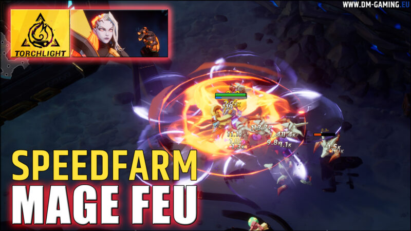 Meilleur Build Mage Feu Torchlight Infinite, pour speedfarm avec gemma