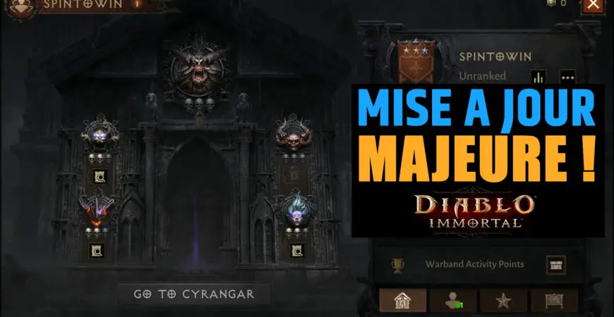 Diablo Immortal Major Update