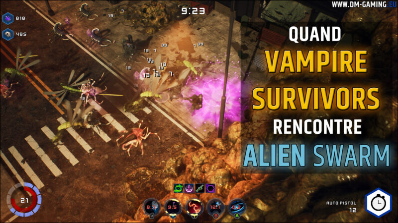 Rift Loopers, when Vampire Survivors meet Alien Swarm