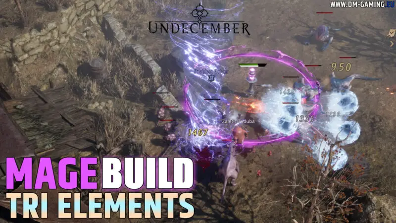 Best tri-element Undecember mage build to blast, burn and freeze enemies and bosses