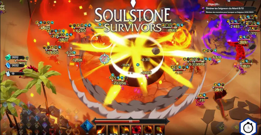 Soulstone Survivors, the Vampire Survivors-style enemy wave survival roguelite