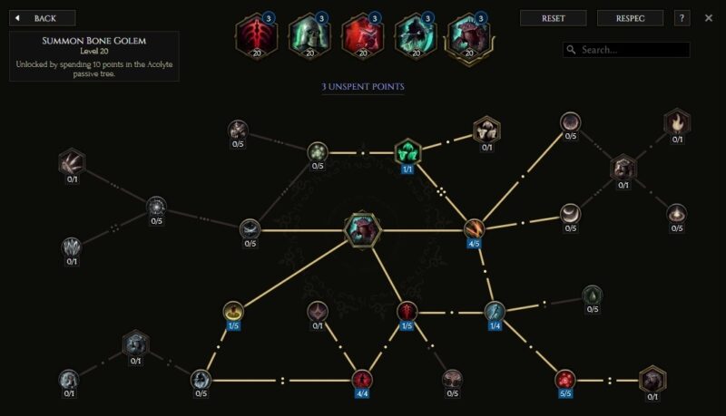 Bone Golem Last Epoch 0.9