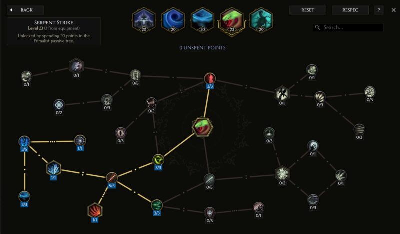 Build Primalist Serpent Strike Last Epoch 0.9