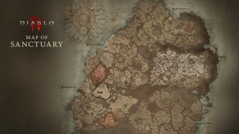 Waypoint Diablo 4 map
