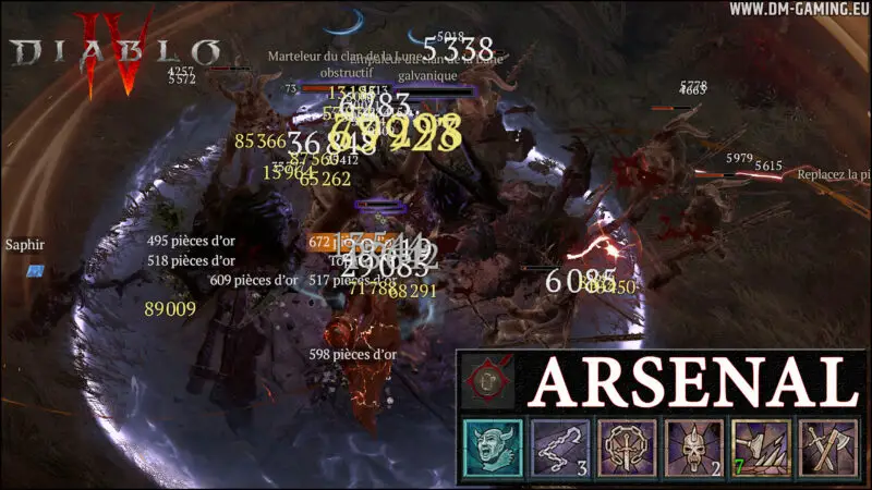 Build Barbarian Arsenal Diablo 4, the weapon rotation, aggro and overpower build at the end of the game