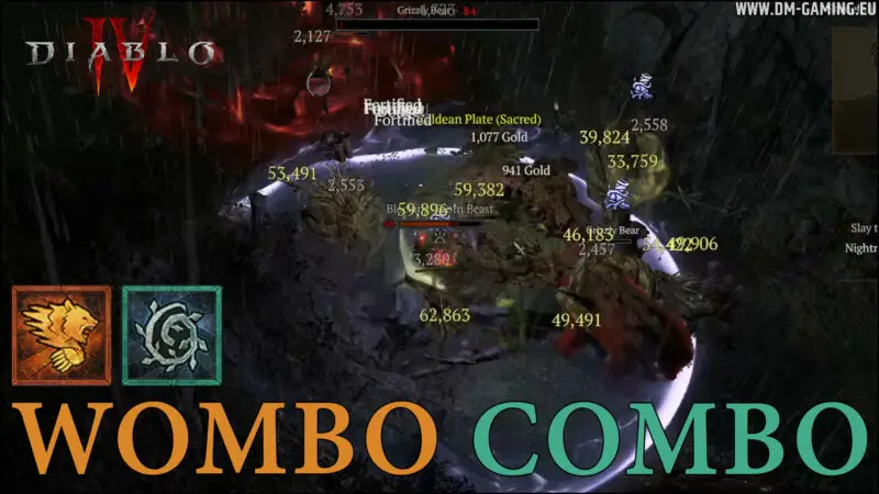 Build Druid Earth Diablo 4 endgame, the wombo combo