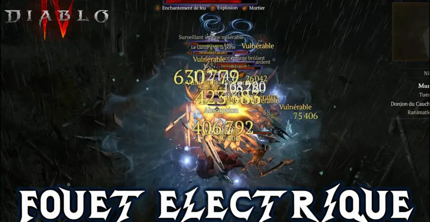 Build sorcerer Lightning Diablo 4 endgame electric whip