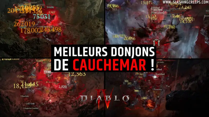 Meilleurs Donjons de Cauchemar Diablo 4