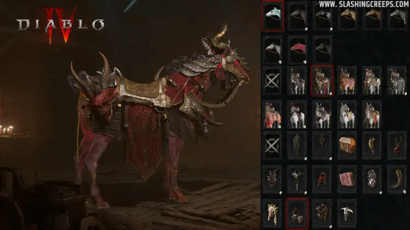 Diablo 4 mounts, how to unlock mounts, armor and trophies