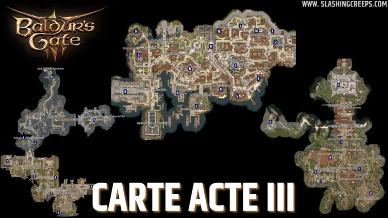 Map Act 3 Baldur's Gate 3