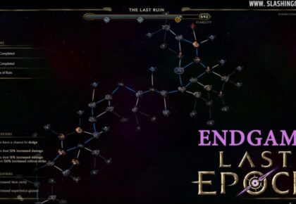Guide du endgame Last Epoch