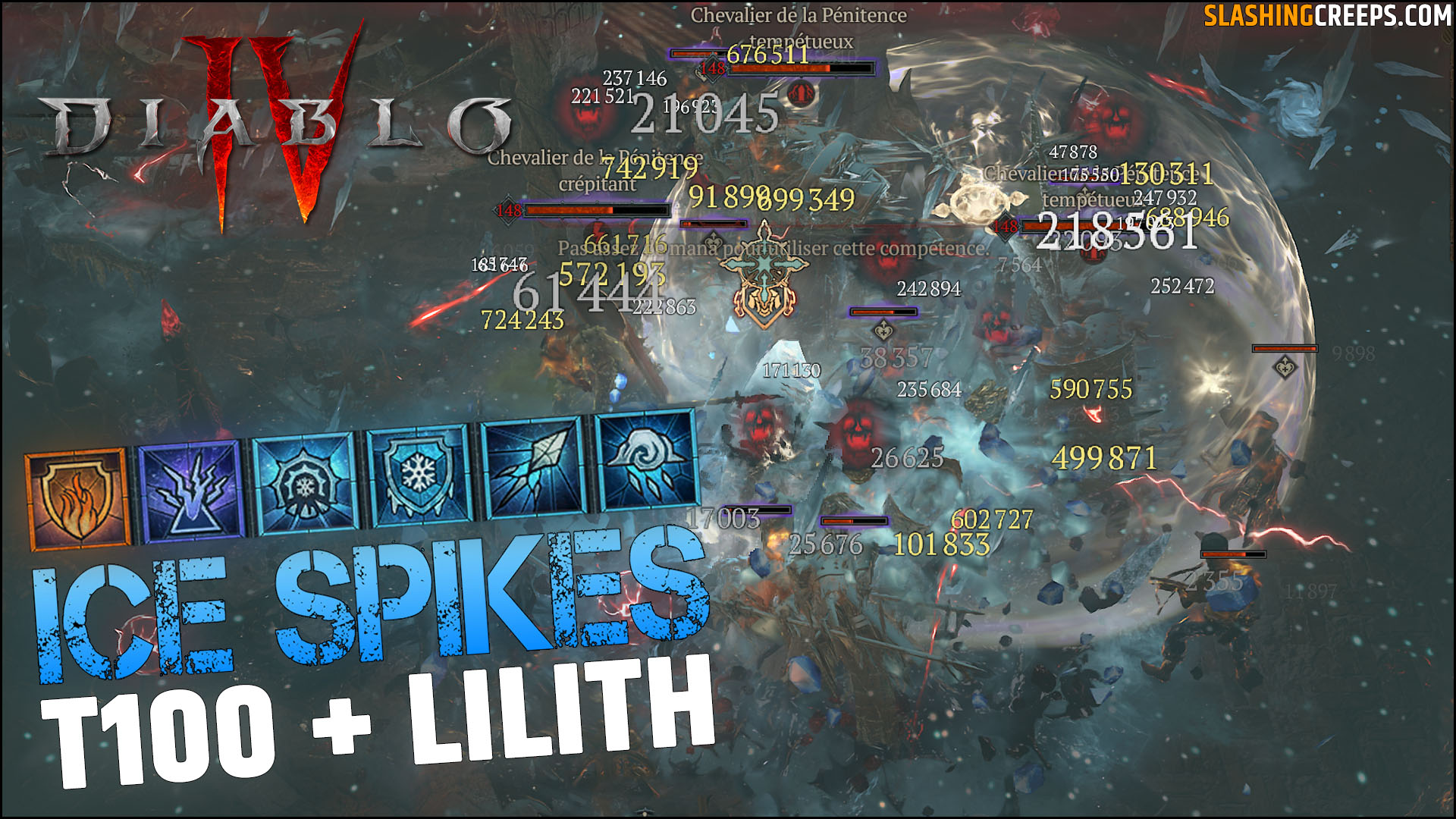 Build Blizzard Pointes de Glace Diablo 4, pour T100, Lilith et être prêt pour l'abbatoir de Zir
