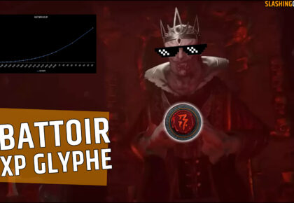 Xp de glyphe Abattoir de Zir Diablo 4