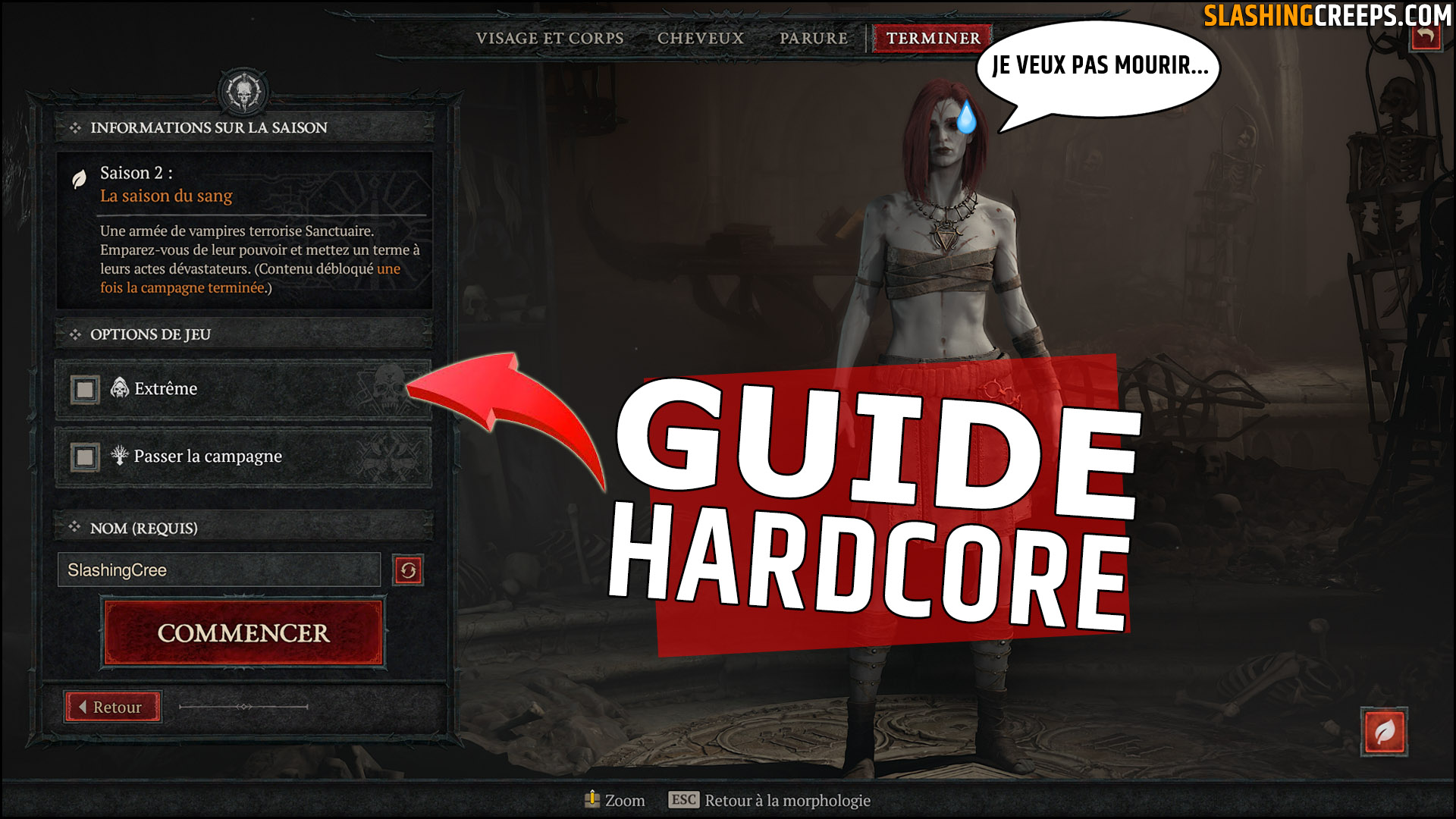 Guide Hardcore Diablo 4, tout savoir pour débuter le mode extrême