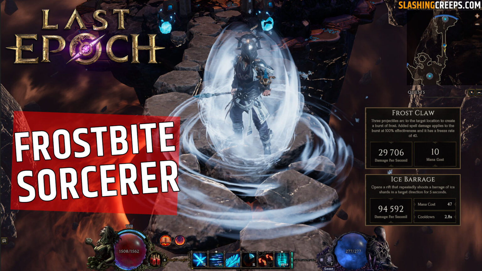 Builds Mage Last Epoch SlashingCreeps   Frostbite Sorcerer Mage Build Last Epoch 1.0 1536x864 