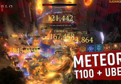 Build sorcerer Meteor Season 3 Diablo 4