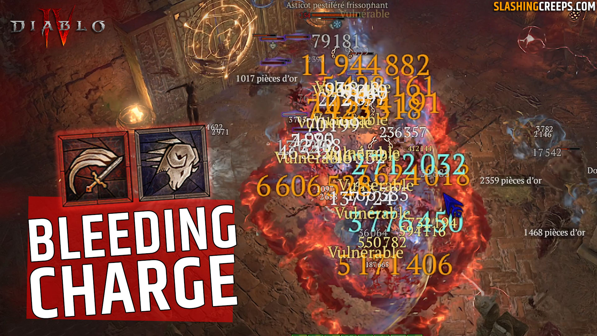 Best charge build Diablo 4 Season 3, the bleeding barbarian to destroy T100 and bosses without snapshots