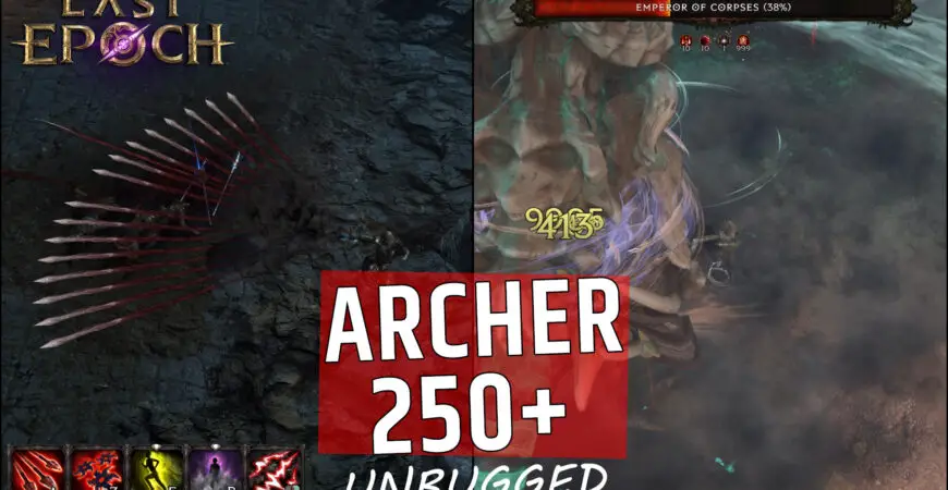 Build Archer Last Epoch 1.0, l'assassine tireuse d'élite tir multiple pour la fin de jeu